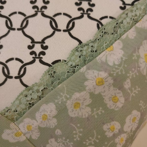 Green floral crop top - Picture 4 of 11